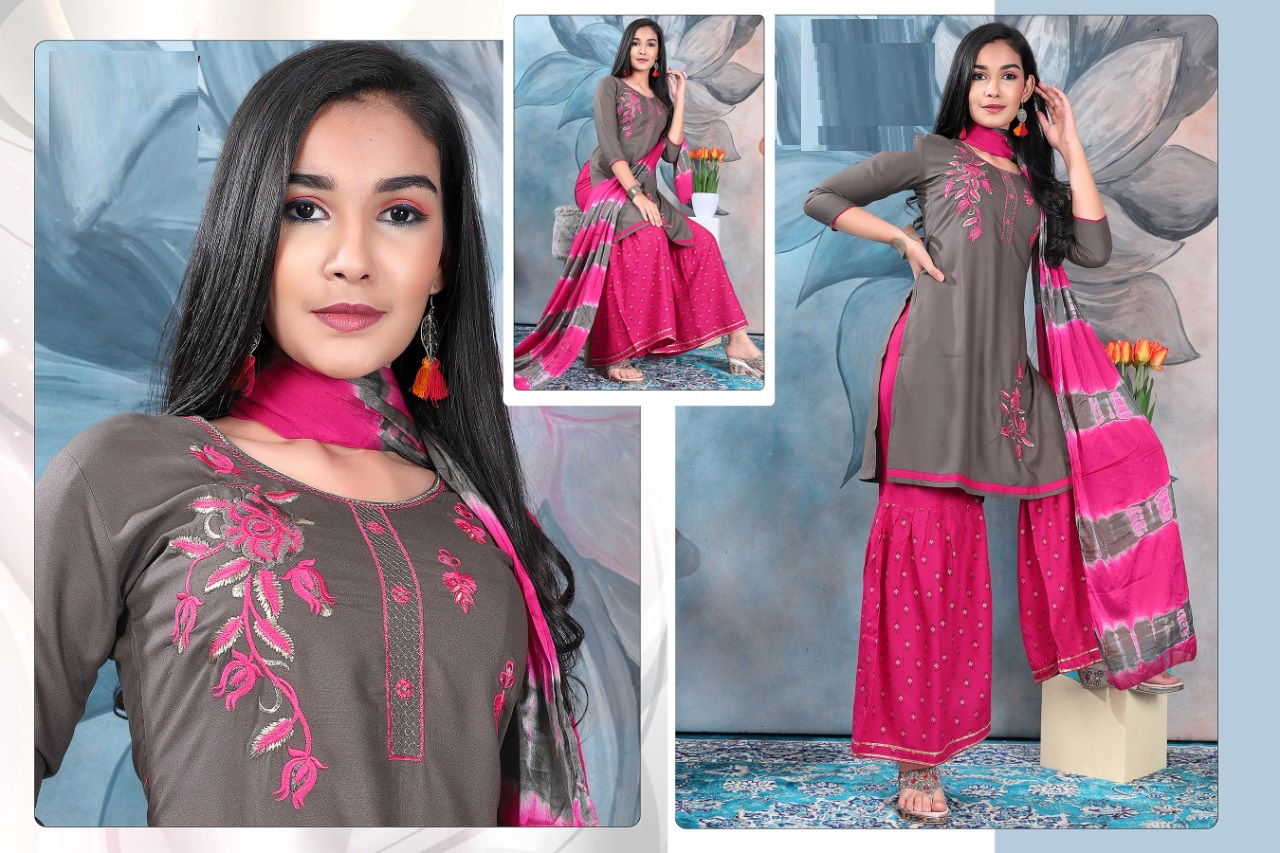 Jiyanshi 8052 Girls Wear Readymade Suits Catalog
